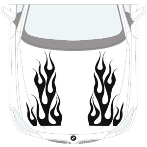 Flame car decals