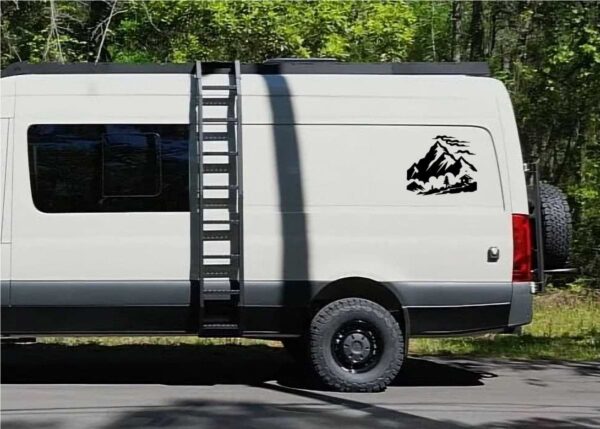 Mountain Decal for Campervan