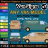 Van Sign Writing Kit for any make or model of van