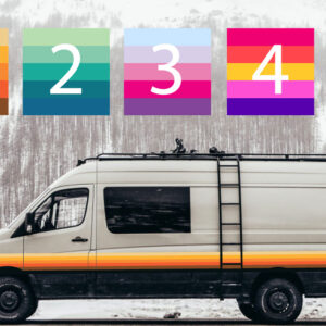 Retro Mercedes Sprinter decals