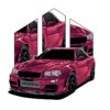 Custom Car Portraits: Personalized Automotive Art & Prints Nissan Skyline R34