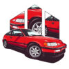 Custom Car Portraits: Personalized Automotive Art & Prints Honda CRX