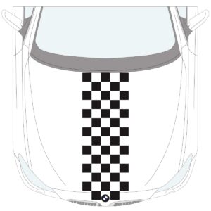 Chequered Flag car stripes 'checkered'