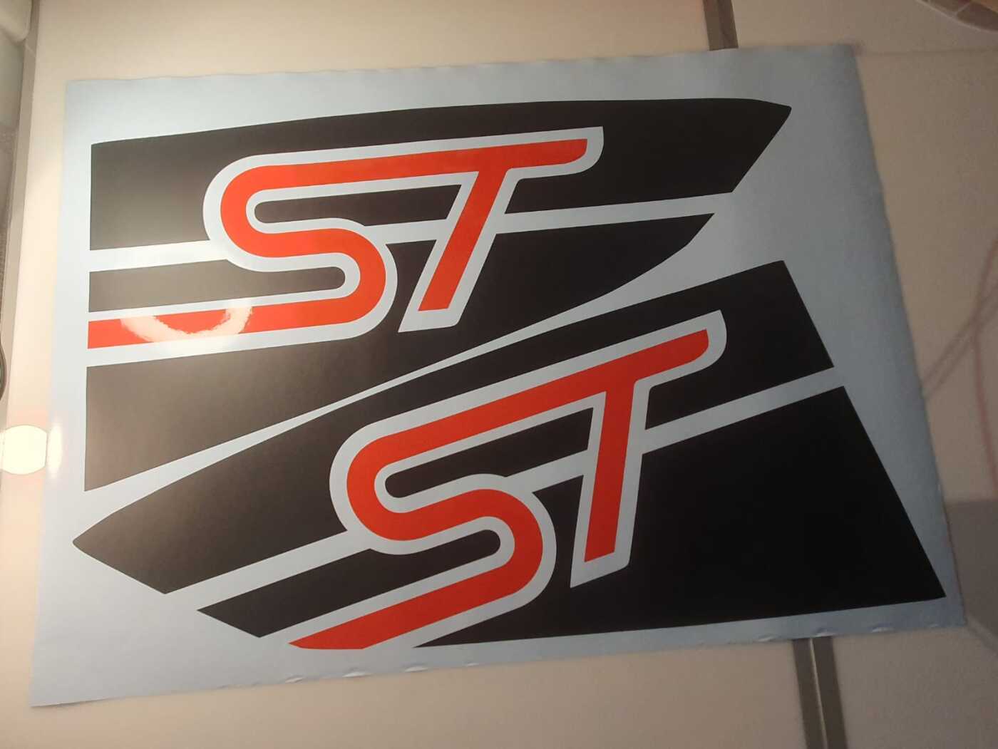 Ford Focus Fiesta ST Rear WIndow stickers