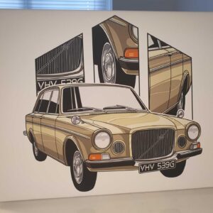 Personalised Car Art on Canvas