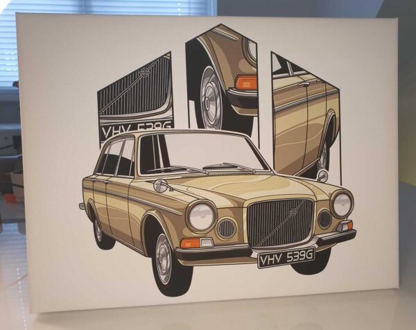 Personalised Car Art on Canvas