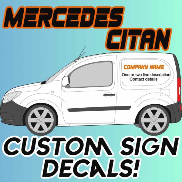 Mercedes Benz Citan van sign