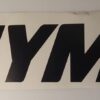Hymer Logo in Custom Vinyl lettering