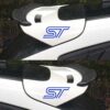 Dark Blue Ford ST stickers