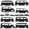 Volkswagen Transporter Bus Evolution Sticker