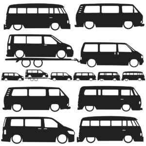 Volkswagen Transporter Bus Evolution Sticker