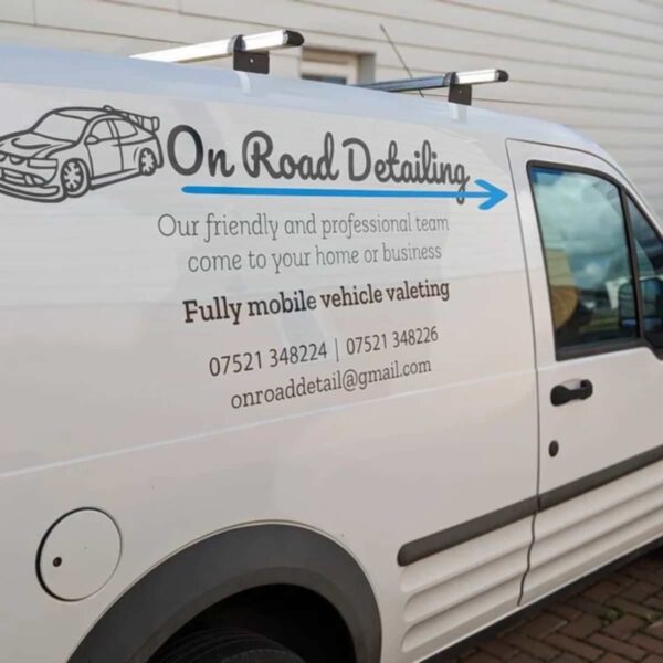 Ford Transit Connect Van Signs Self Install Commercial Signage Custom Vinyl Lettering