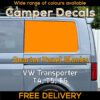 Orange 2x Volkswagen Transporter T6 T5 T4 Quarter Panel Window Blanks Fake Window Insert Infills SWB LWB
