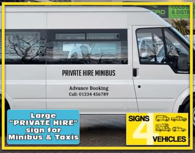 private hire signs
