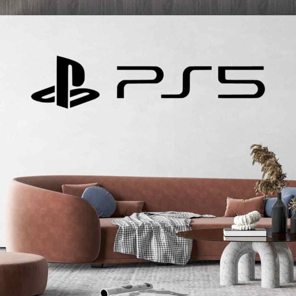 ps5 playstation 5 logo wall art