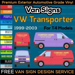 Van Sign Writing Kit for Volkswagen Transporter T4 VW